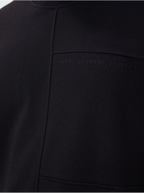 Sweat-shirt homme uni à col rond tommy - Kiabi