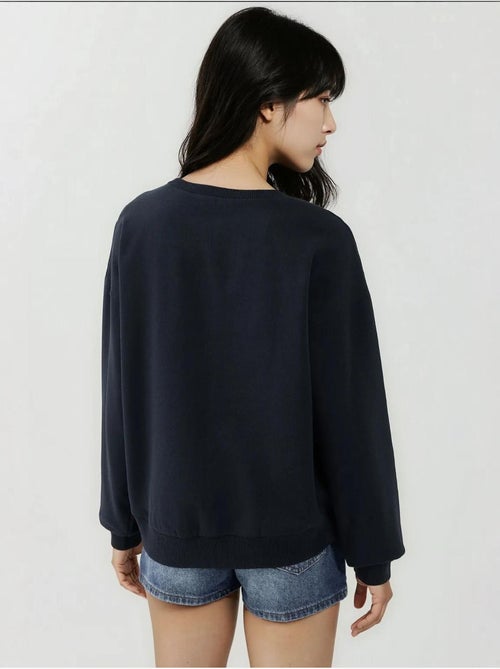 Sweat-shirt imprimé à col ras du cou et coupe décontractée - Kiabi Sweat-shirt imprimé à col ras du cou et coupe décontractée - Kiabi