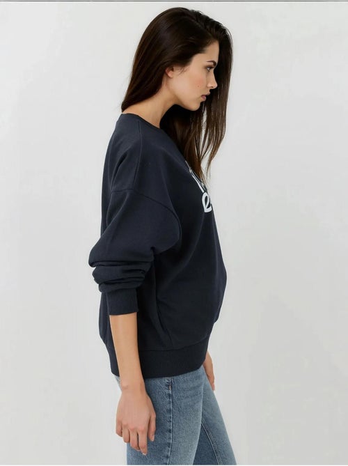 Sweat-shirt imprimé à col ras du cou et manches longues - Kiabi