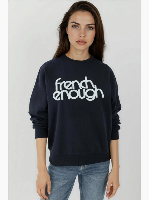 Sweat-shirt imprimé à col ras du cou et manches longues hiccup - Kiabi Sweat-shirt imprimé à col ras du cou et manches longues hiccup - Kiabi