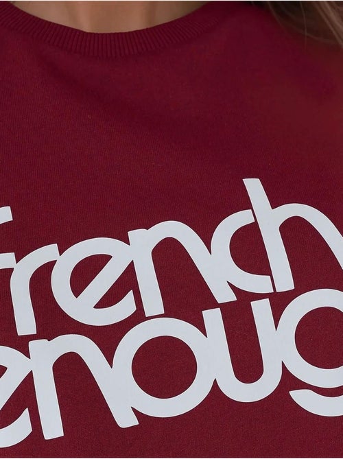 Sweat-shirt imprimé à col ras du cou et manches longues - Kiabi