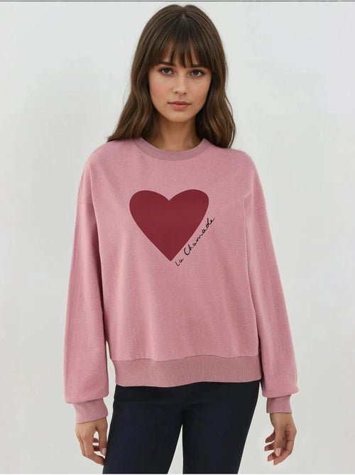Sweat-shirt imprimé à col rond - Kiabi Sweat-shirt imprimé à col rond - Kiabi