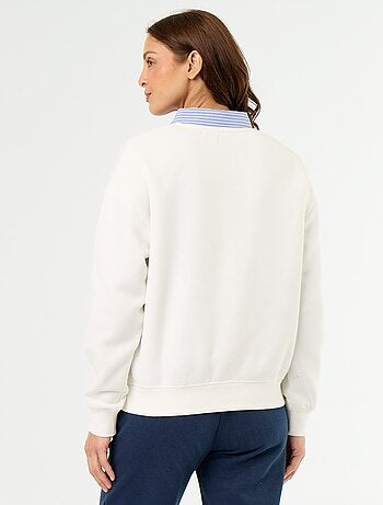 Sweat imprimé à manches longues
