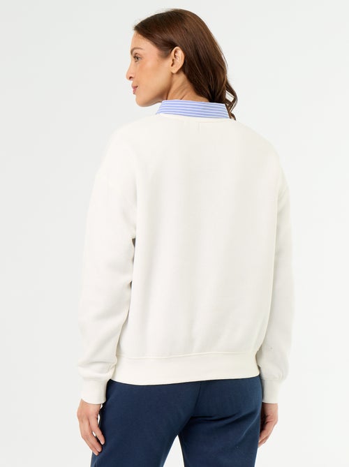 Sweat-shirt imprimé à manches longues - Kiabi Sweat-shirt imprimé à manches longues - Kiabi