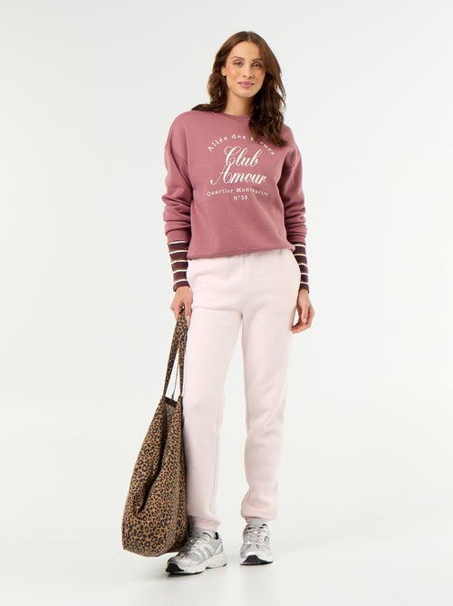 Sweat-shirt imprimé à manches longues - Kiabi Sweat-shirt imprimé à manches longues - Kiabi