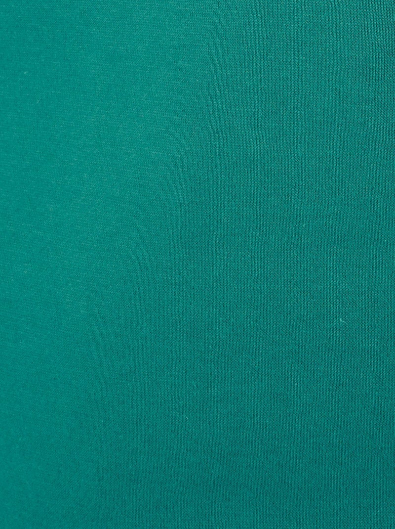 Sweat-shirt intérieur molletonné Thermolactyl - Damart Vert - Kiabi