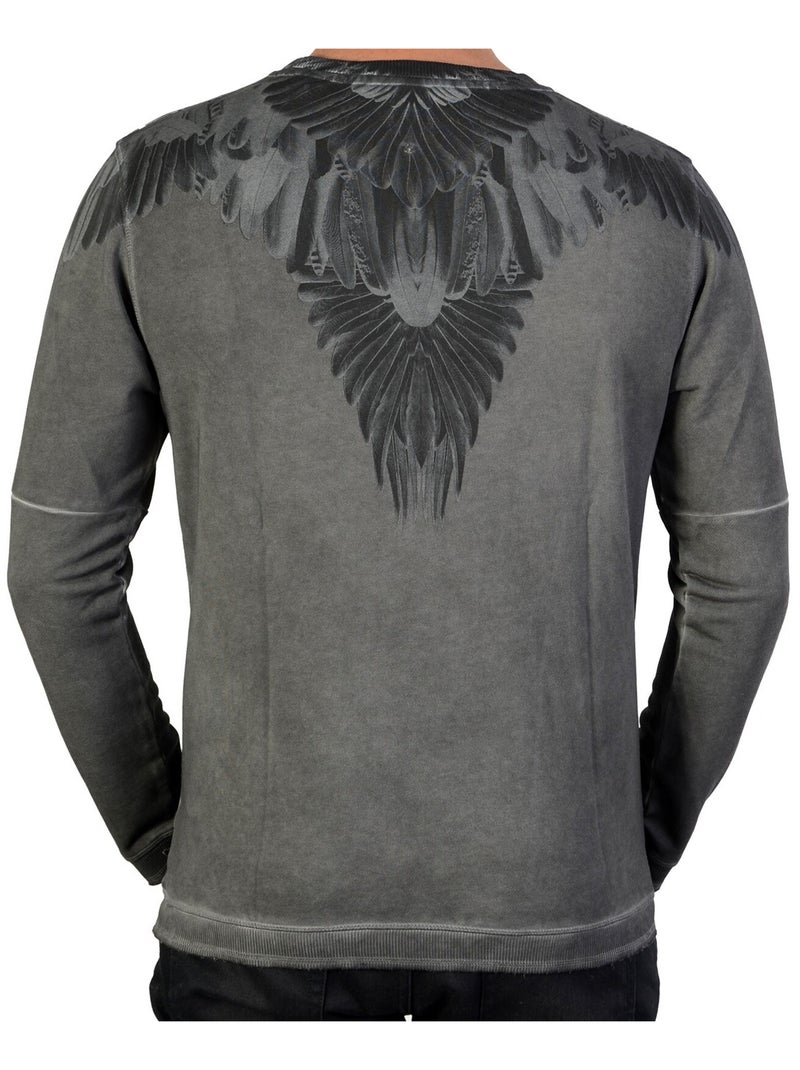 Sweat Shirt Japan Rags Bird Zinc Gris - Kiabi