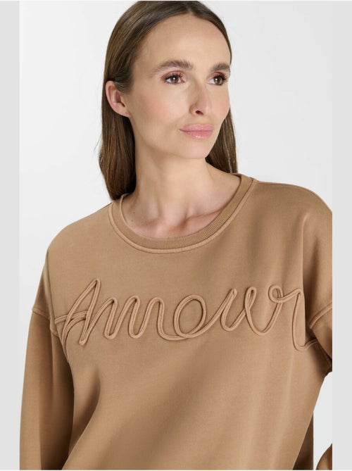 Sweat-shirt lacet 'le temps des cerises' - Kiabi Sweat-shirt lacet 'le temps des cerises' - Kiabi