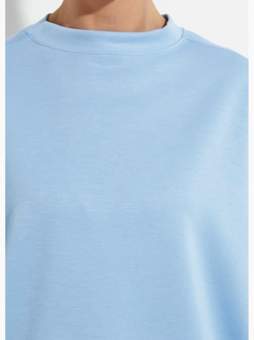 Sweat shirt large col rond, manches 3/4 - AFIBEL - Kiabi