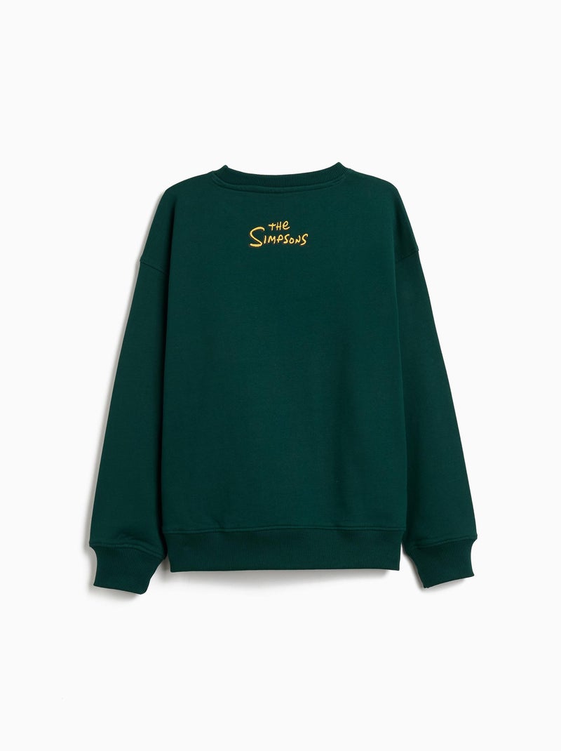 Sweat-shirt 'Les Simpsons', MO Fashion Vert - Kiabi