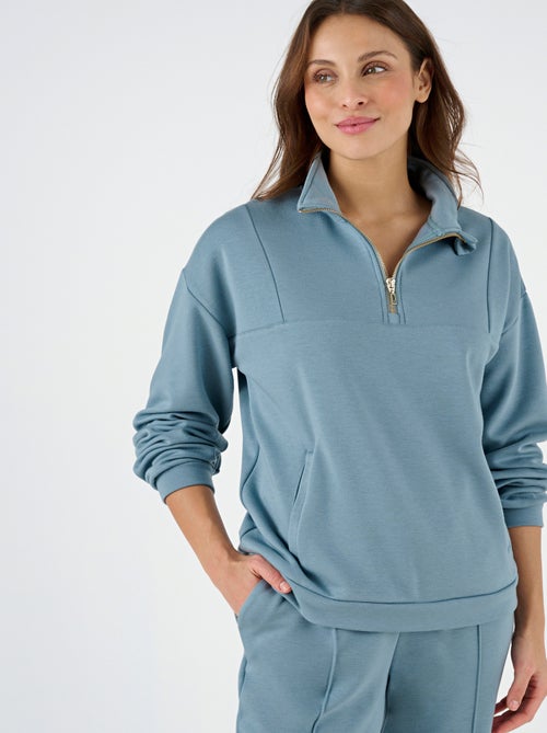 Sweat-shirt maille interlock Thermolactyl  - Happy D. by Damart - Kiabi