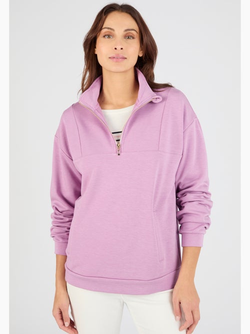 Sweat-shirt maille interlock Thermolactyl  - Happy D. by Damart - Kiabi