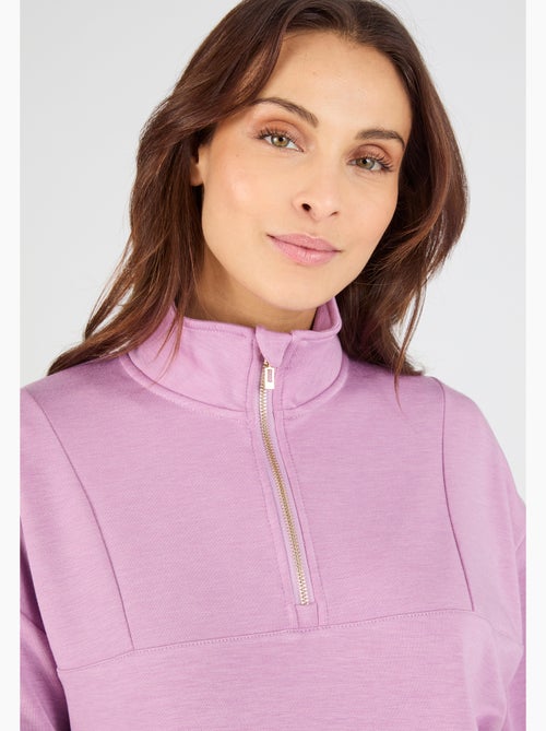 Sweat-shirt maille interlock Thermolactyl  - Happy D. by Damart - Kiabi