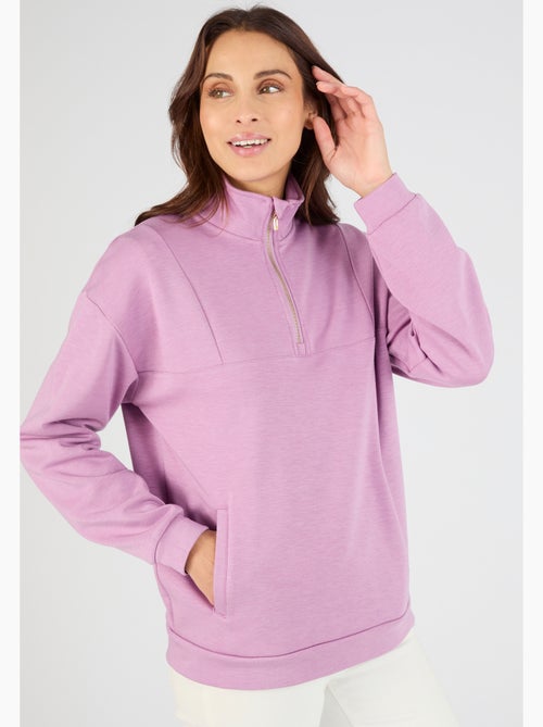 Sweat-shirt maille interlock Thermolactyl  - Happy D. by Damart - Kiabi
