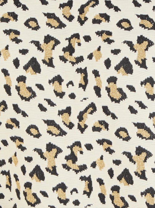 Sweat-shirt maille jacquard imprimé animalier - Damart - Kiabi