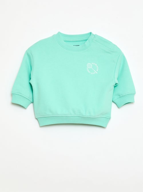 Sweat-shirt manches longues - Kiabi