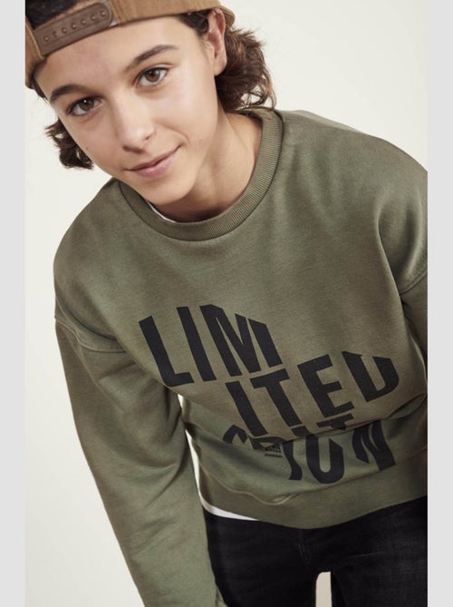 Sweat-Shirt MANIBO 'Le Temps Des Cerises' - Kiabi