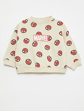 Sweat-shirt 'Marvel' 'Spiderman' en molleton non gratté