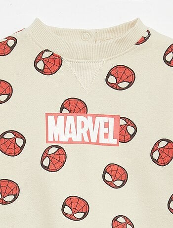Sweat-shirt 'Marvel' 'Spiderman' en molleton non gratté