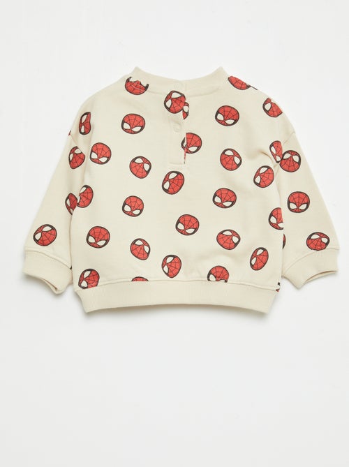 Sweat-shirt 'Marvel' 'Spiderman' en molleton non gratté - Kiabi