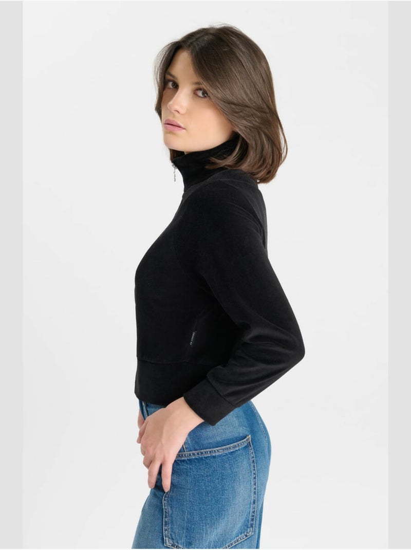 Sweat-shirt mendygi 'le temps des cerises' Noir - Kiabi