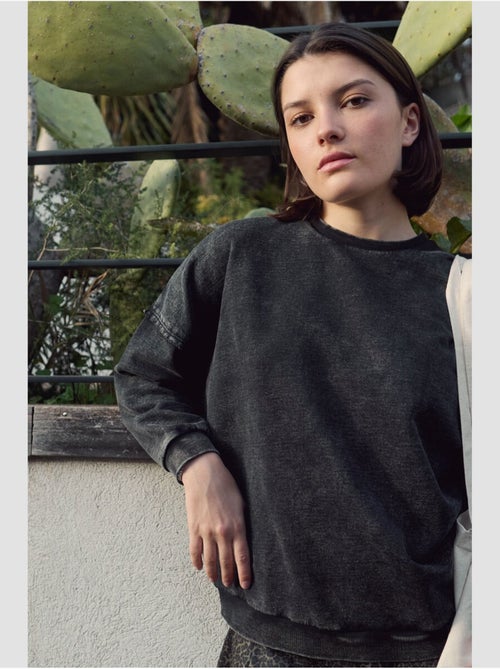 Sweat-shirt merygi 'le temps des cerises' - Kiabi Sweat-shirt merygi 'le temps des cerises' - Kiabi