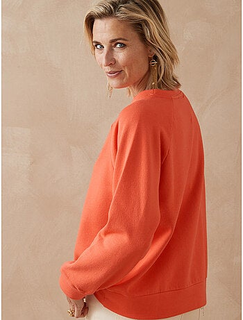 Sweat-shirt molleton avec broderie - DAXON