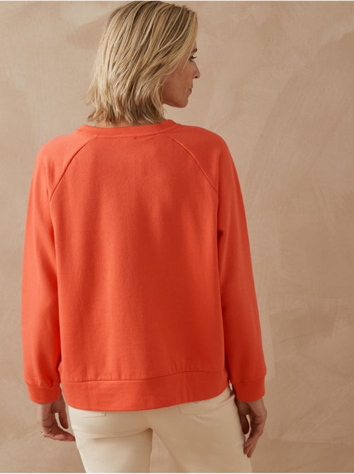 Sweat-shirt molleton avec broderie - DAXON - Kiabi