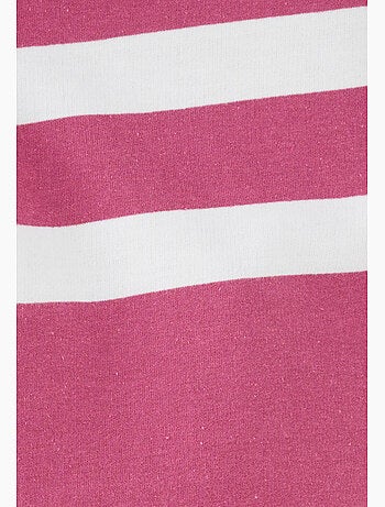 Sweat-shirt molleton rayé - Happy D. by Damart