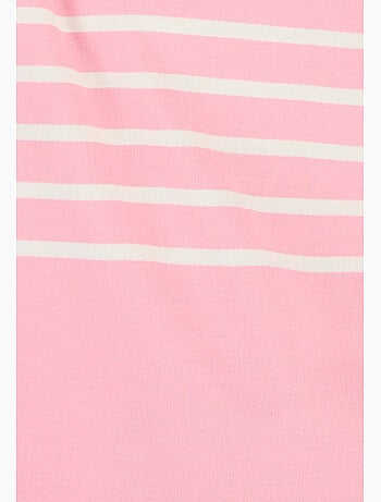 Sweat-shirt molleton rayé - Happy D. by Damart