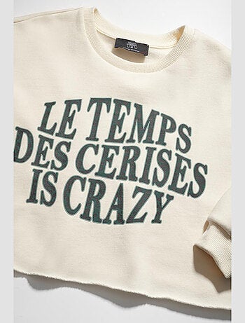 Sweat-Shirt MOLLIEGI 'Le Temps Des Cerises'