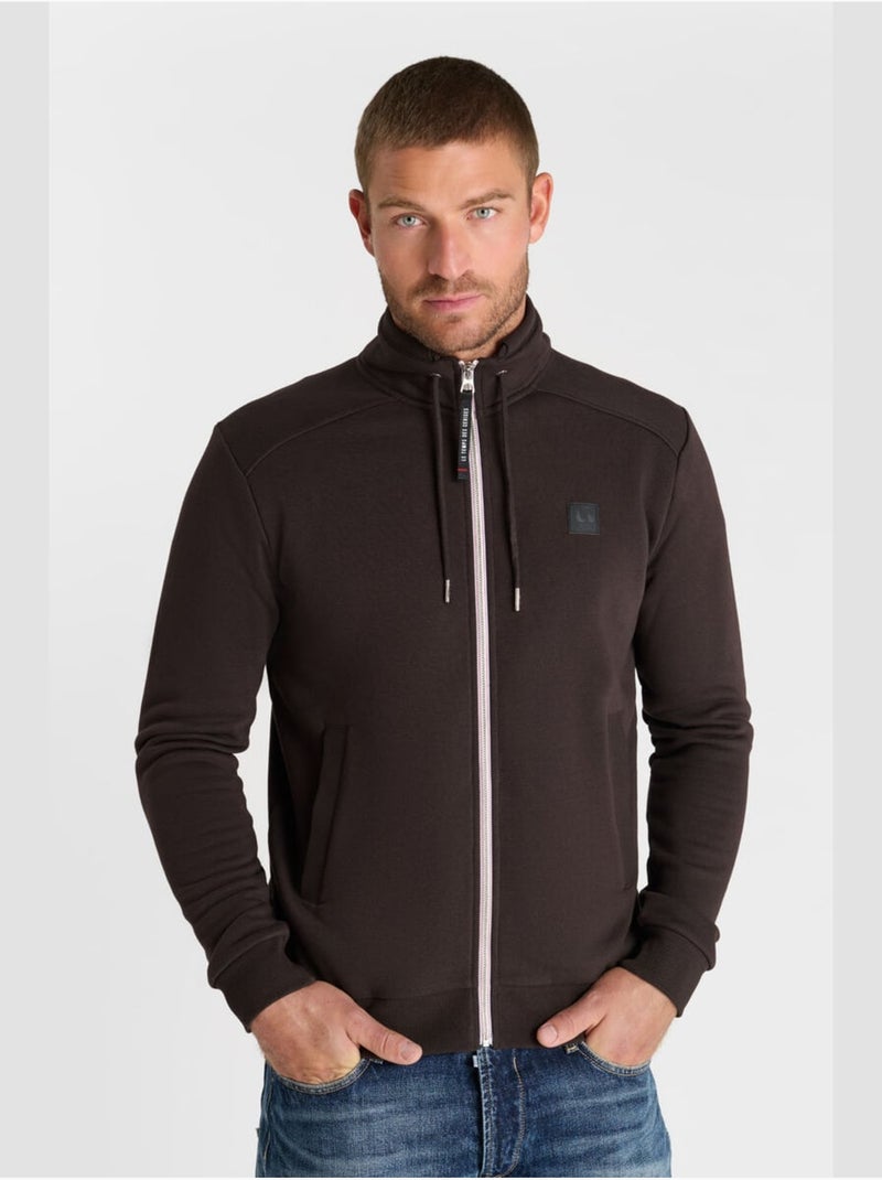 Sweat-shirt olago 'le temps des cerises' Marron - Kiabi