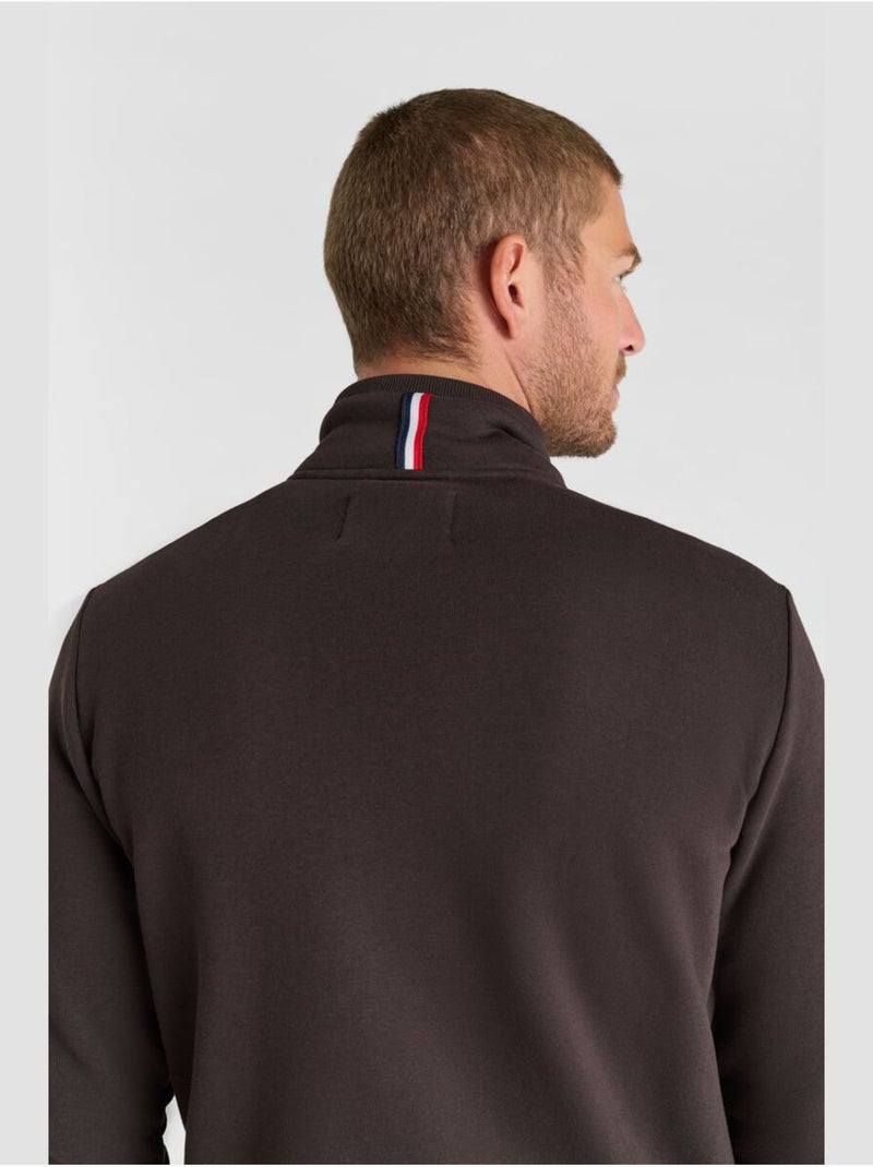 Sweat-shirt olago 'le temps des cerises' Marron - Kiabi