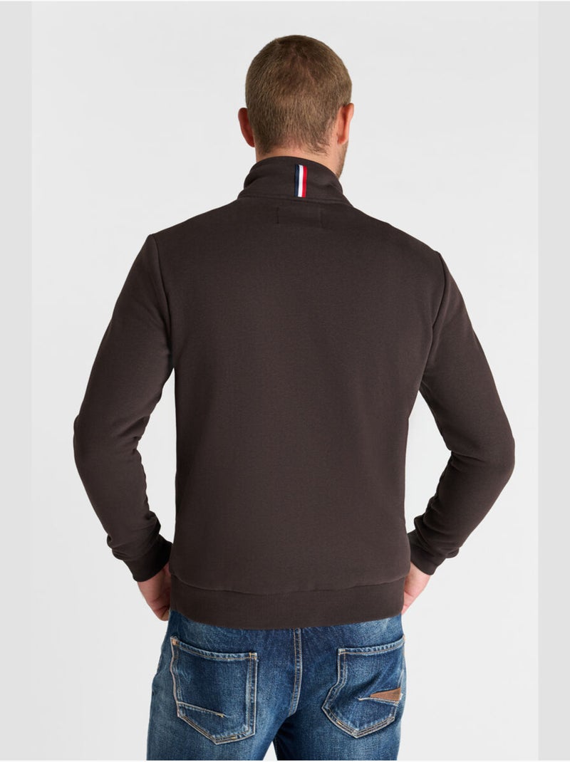 Sweat-shirt olago 'le temps des cerises' Marron - Kiabi