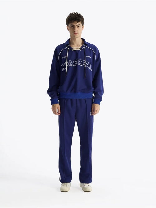 Sweat-shirt oversize giesto à col rond et détail cravate - Kiabi Sweat-shirt oversize giesto à col rond et détail cravate - Kiabi