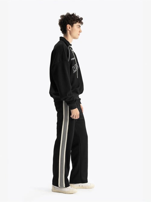 Sweat-shirt oversize giesto à col rond et détail cravate - Kiabi Sweat-shirt oversize giesto à col rond et détail cravate - Kiabi