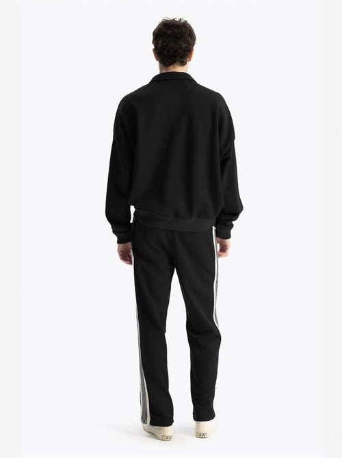 Sweat-shirt oversize giesto à col rond et détail cravate - Kiabi Sweat-shirt oversize giesto à col rond et détail cravate - Kiabi