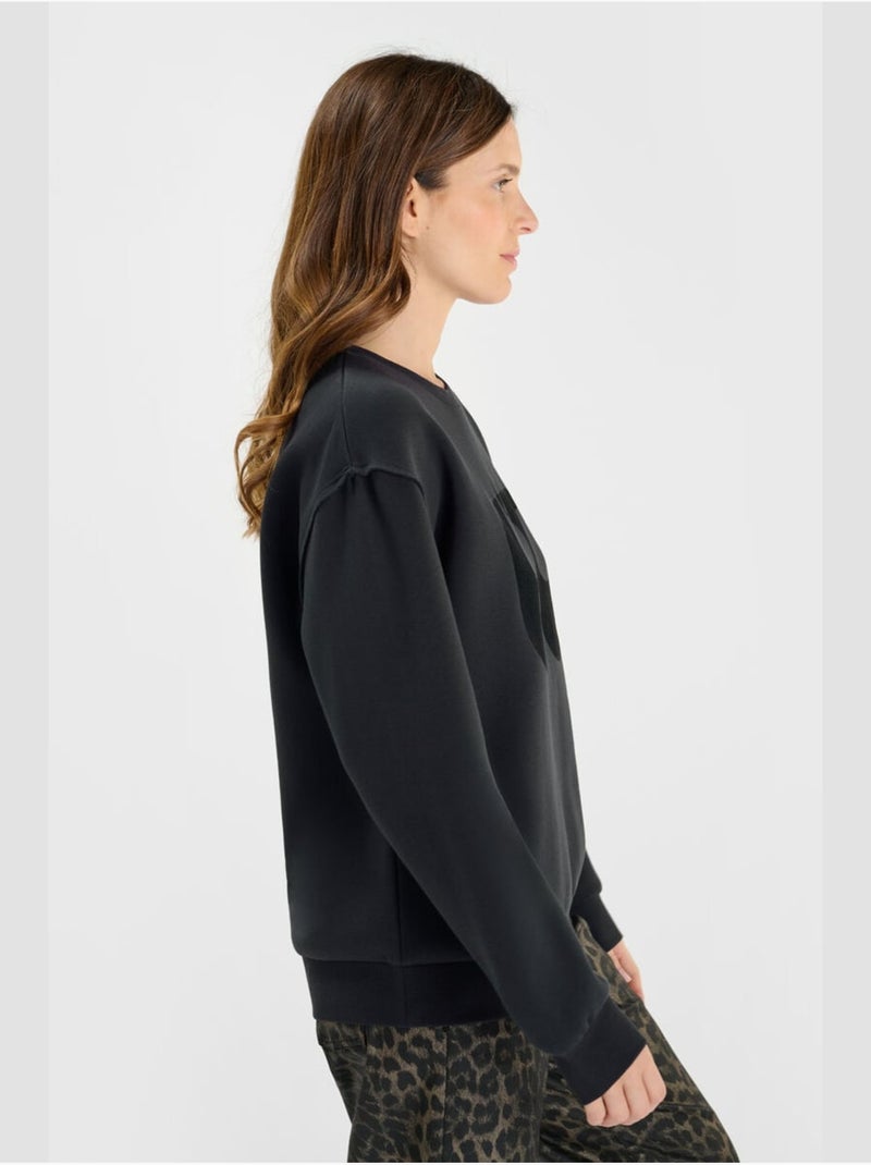 Sweat-Shirt PAOLI 'Le Temps Des Cerises' Bleu - Kiabi