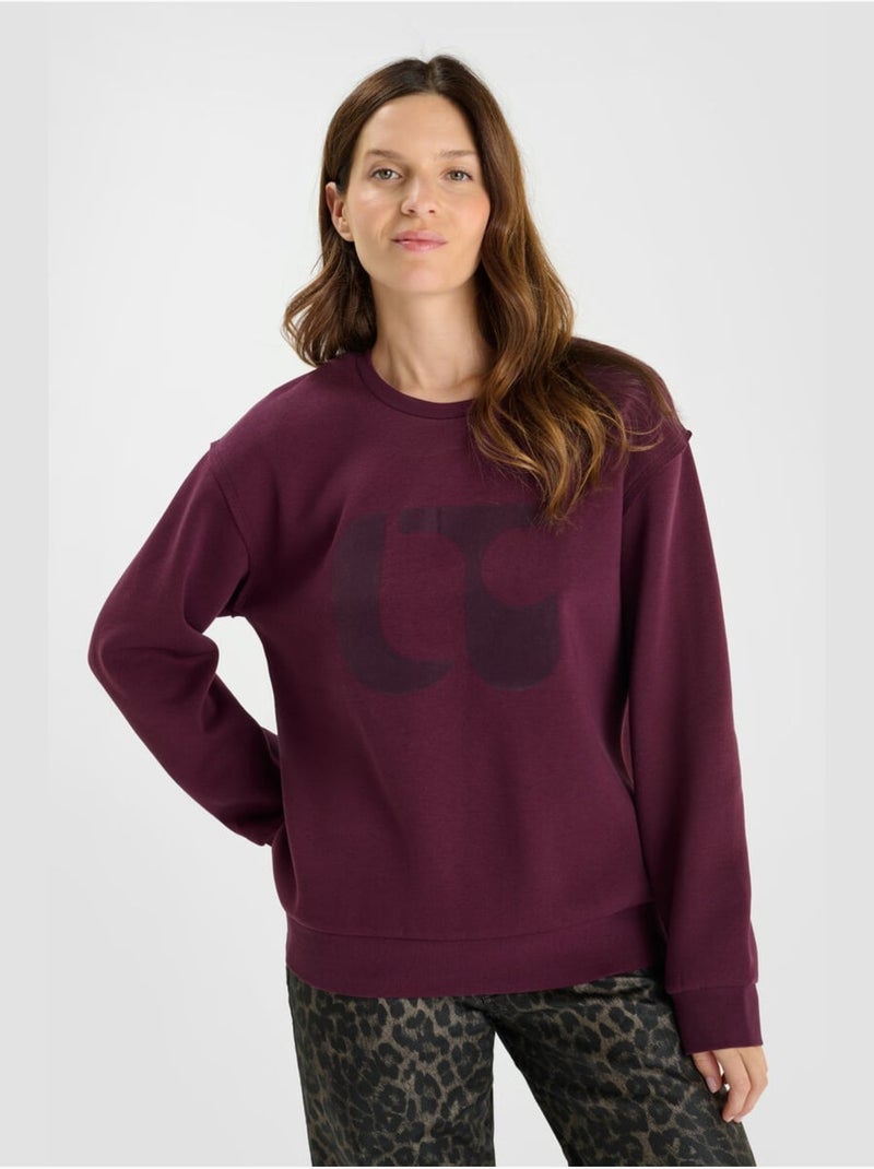 Sweat-Shirt PAOLI 'Le Temps Des Cerises' Rouge - Kiabi