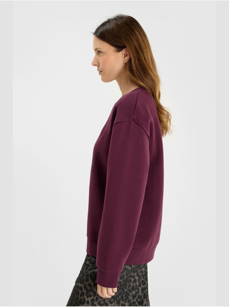 Sweat-Shirt PAOLI 'Le Temps Des Cerises' Rouge - Kiabi