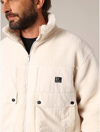 Sweat-shirt polaire zippé 'deeluxe'