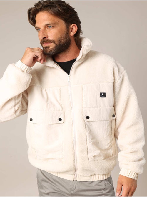 Sweat-shirt polaire zippé 'deeluxe' - Kiabi Sweat-shirt polaire zippé 'deeluxe' - Kiabi