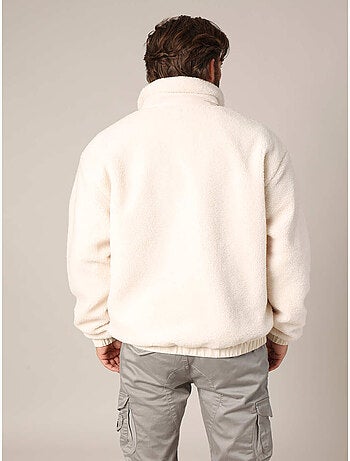 Sweat-shirt polaire zippé 'Deeluxe'