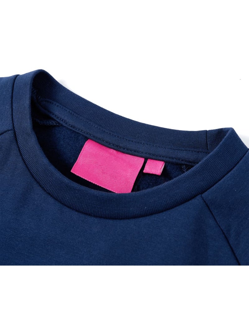 Sweat-shirt Pour Enfants Coton - VidaXL Bleu - Kiabi