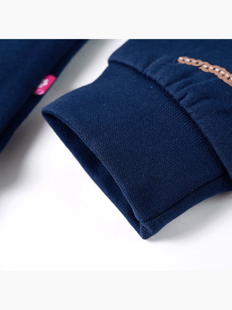Sweat-shirt Pour Enfants Coton - VidaXL Bleu - Kiabi