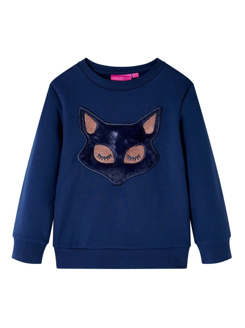 Sweat-shirt Pour Enfants Coton - VidaXL Bleu - Kiabi