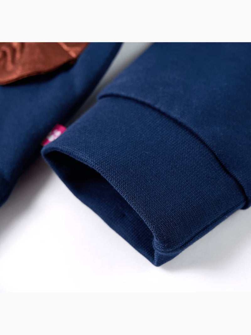 Sweat-shirt Pour Enfants Coton - VidaXL Bleu - Kiabi