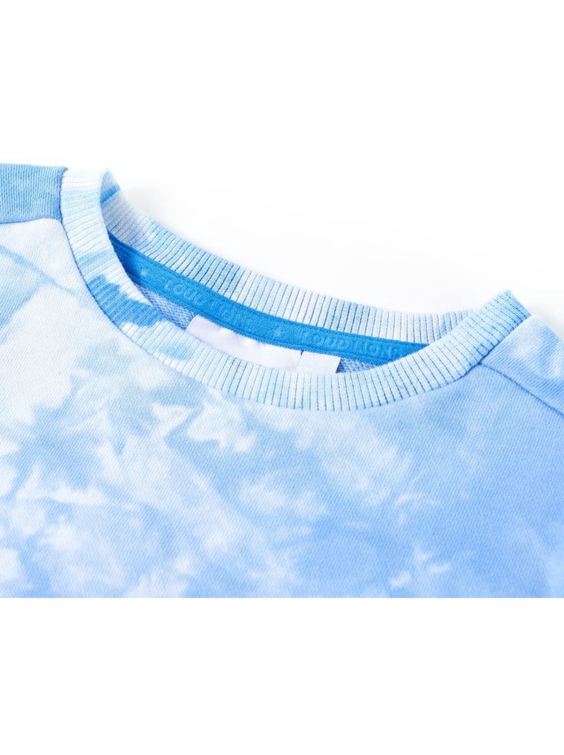 Sweat-shirt Pour Enfants Coton - VidaXL Bleu - Kiabi