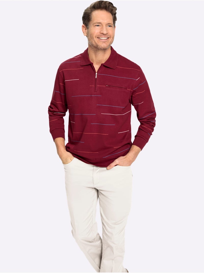 Sweat-shirt Qualité Chaude - Taille Standard - Witt Rouge foncé - Kiabi
