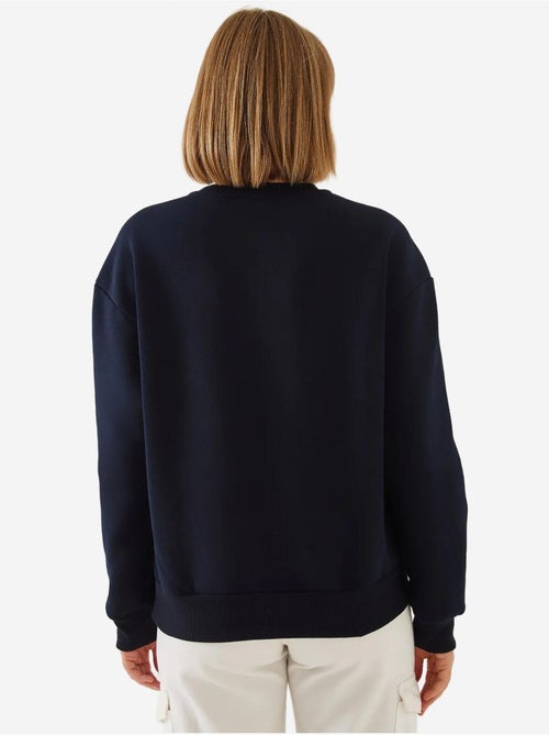 Sweat-shirt ras du cou en fil brossé imprimé cœur lucci - Kiabi Sweat-shirt ras du cou en fil brossé imprimé cœur lucci - Kiabi